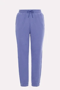 Cozy Fleece Mesh-Paneled Jogger