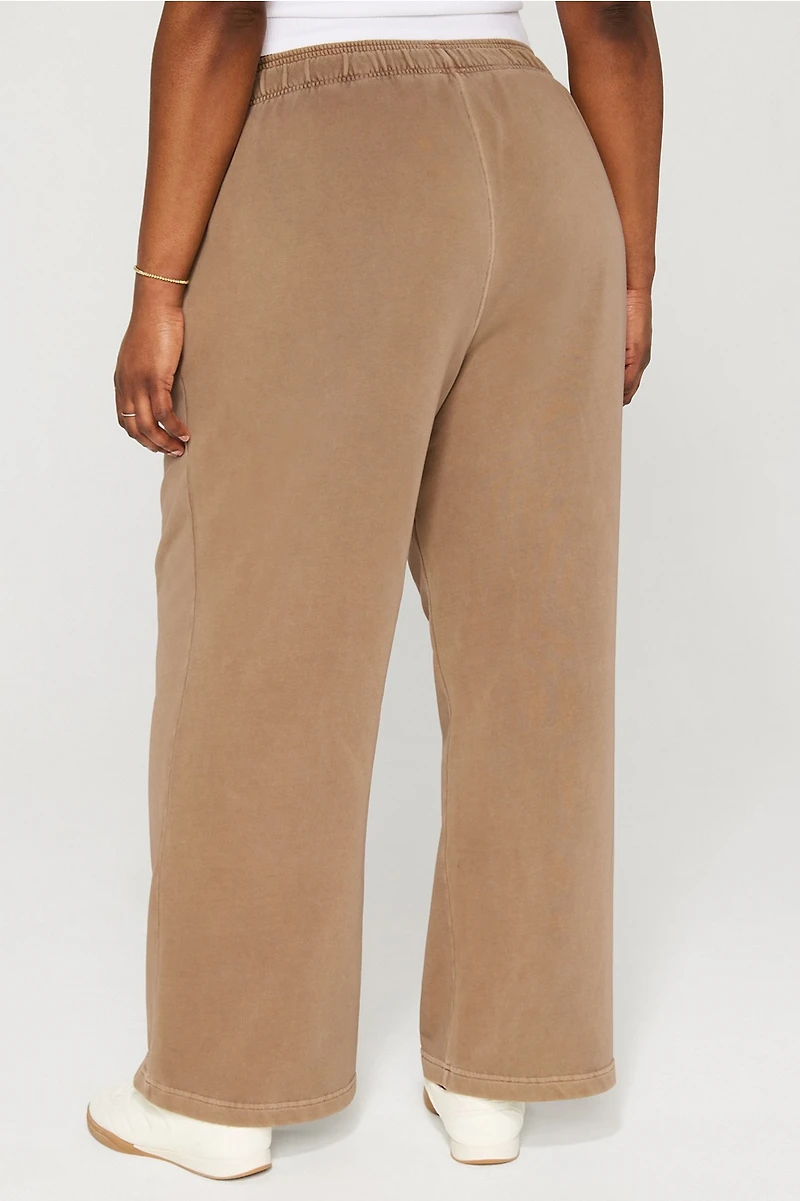 Year Round Terry Wide Leg Sweatpant