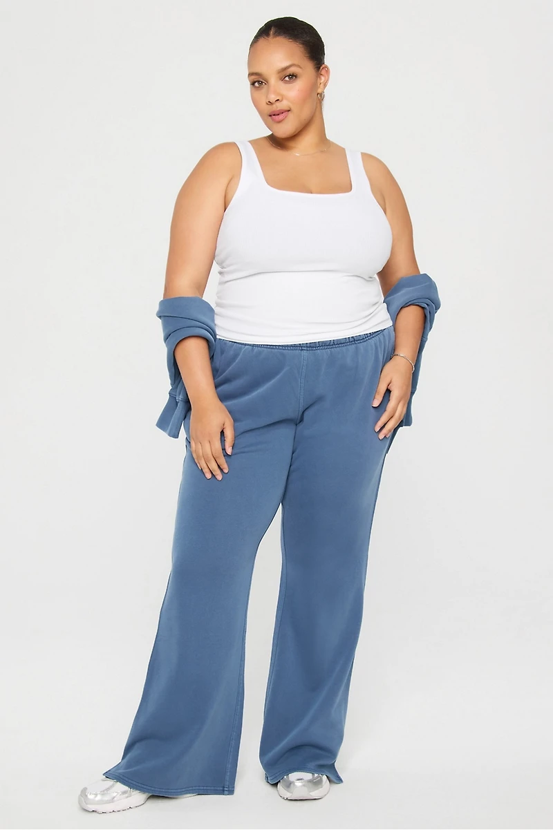 Year Round Terry Wide Leg Pant