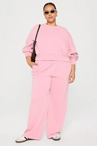 Year Round Terry Wide Leg Pant
