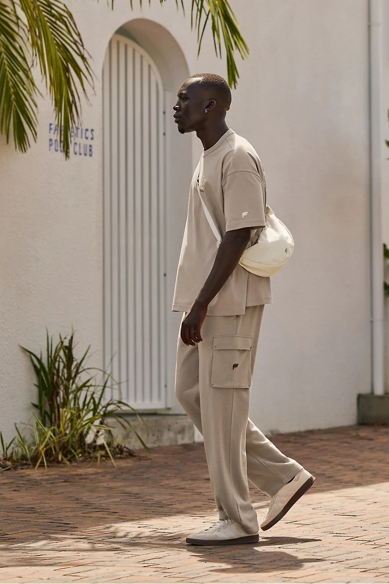 The Year Round Terry Straight Leg Cargo Pant