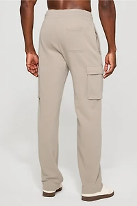 The Year Round Terry Straight Leg Cargo Pant