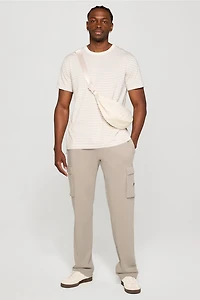 The Year Round Terry Straight Leg Cargo Pant