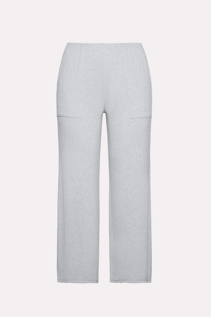 Soft Rib Wide Leg Pant