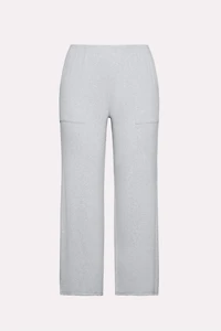 Soft Rib Wide Leg Pant