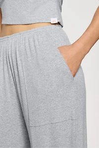 Soft Rib Wide Leg Pant