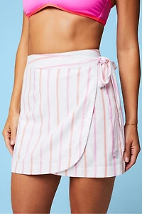 Cotton Voile Wrap Skirt