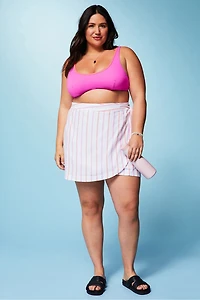 Cotton Voile Wrap Skirt