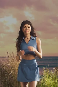 Seamless Flounce Skirt