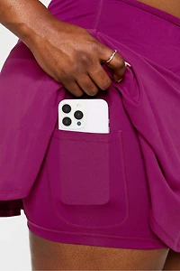 Crossover Flounce Skirt Ultra Mini