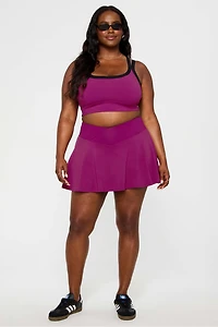 Crossover Flounce Skirt Ultra Mini