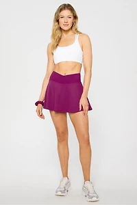 Crossover Flounce Skirt Ultra Mini