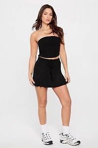 Breezy Knit Flouncy Skort