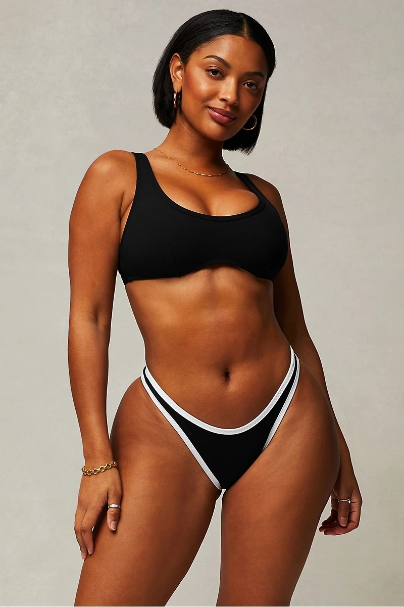 Sunset Scoop Swim Top