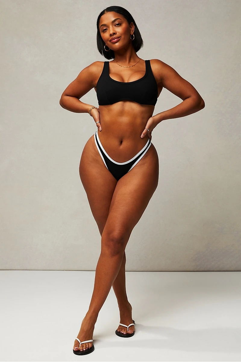 Sunset Scoop Swim Top