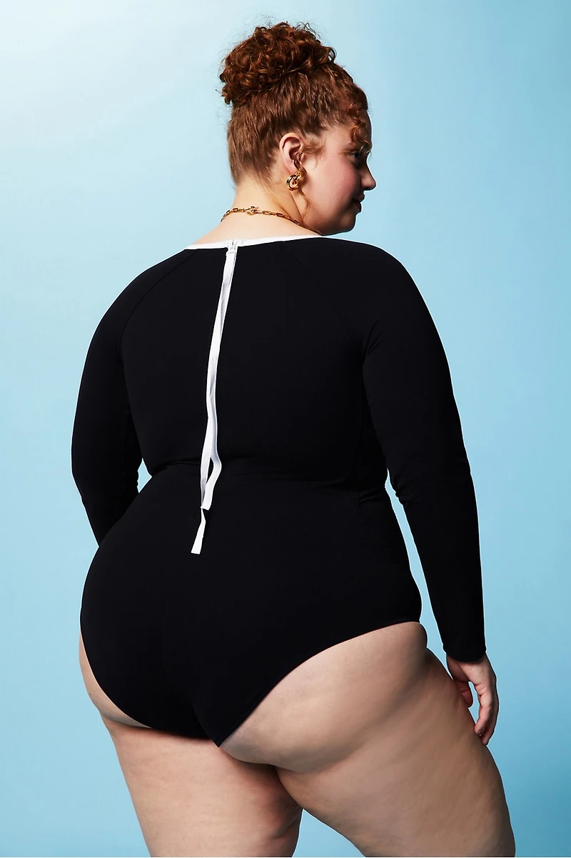Offshore Long Sleeve One-Piece Swimsuit