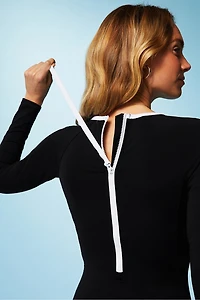 Offshore Long Sleeve One-Piece Swimsuit