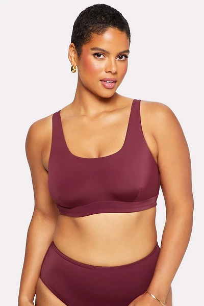 Shaping Swim Square Neck Bikini Top