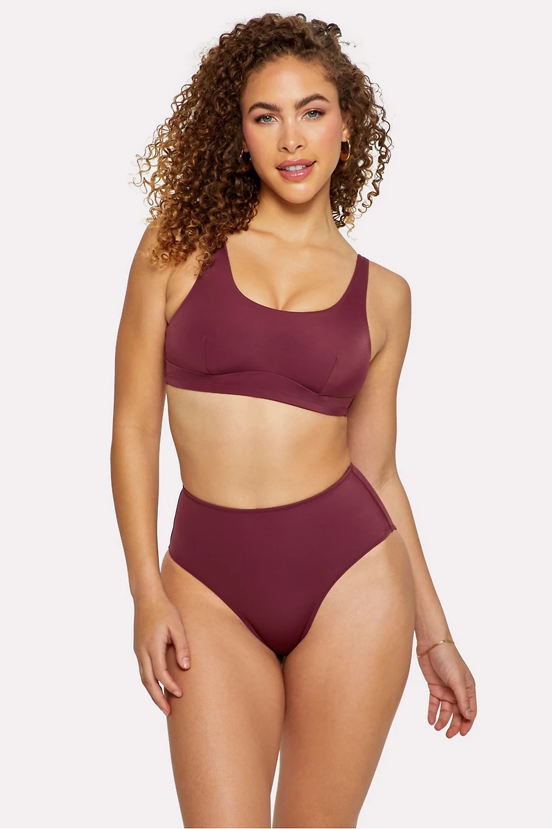 Shaping Swim Square Neck Bikini Top