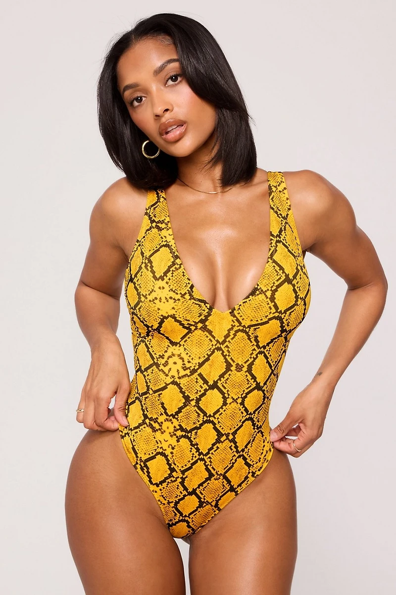 Shaping Swim Plunge One Piece