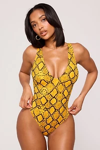 Shaping Swim Plunge One Piece