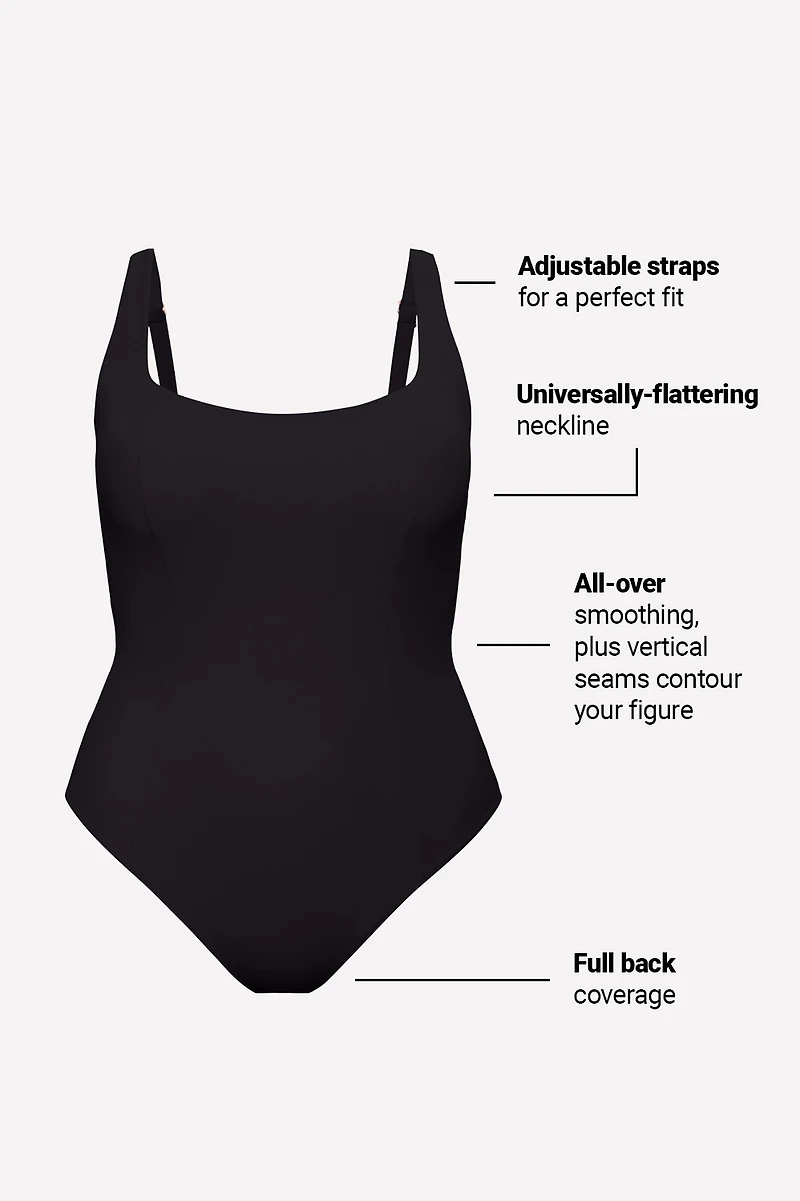 Shaping Swim Waist Cinching One Piece