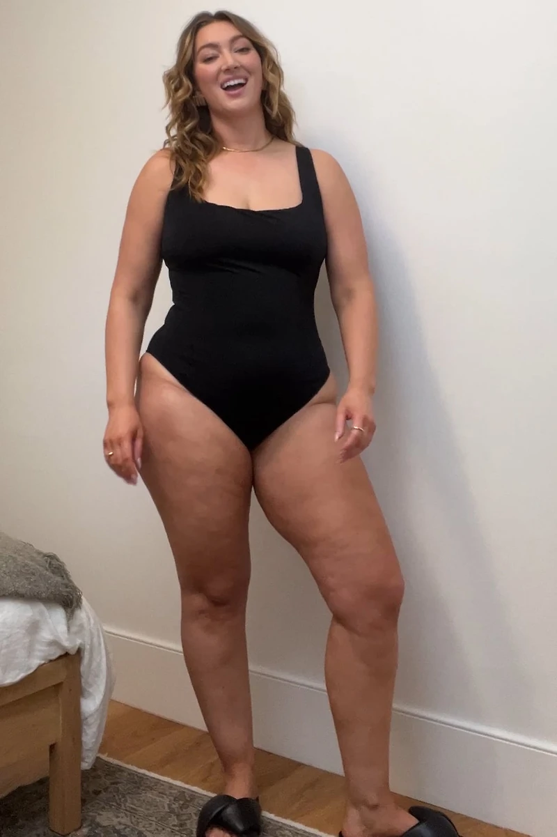 Shaping Swim Waist Cinching One Piece