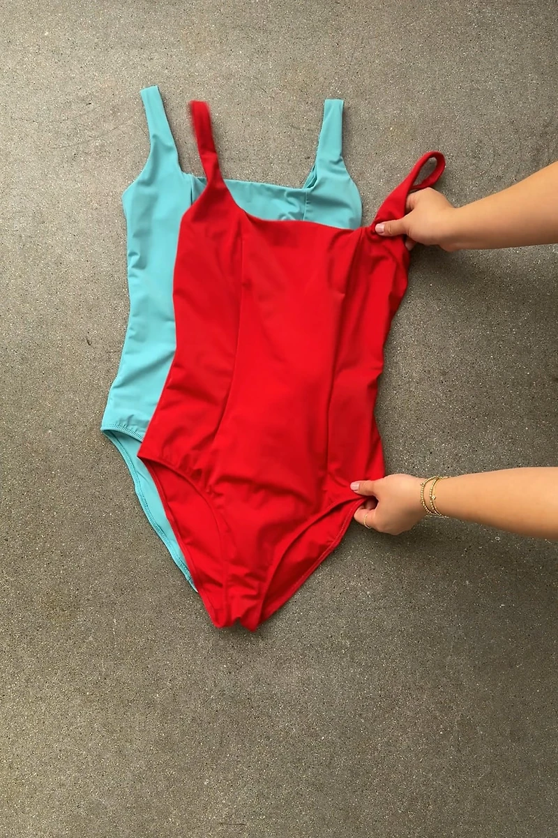 Shaping Swim Waist Cinching One Piece