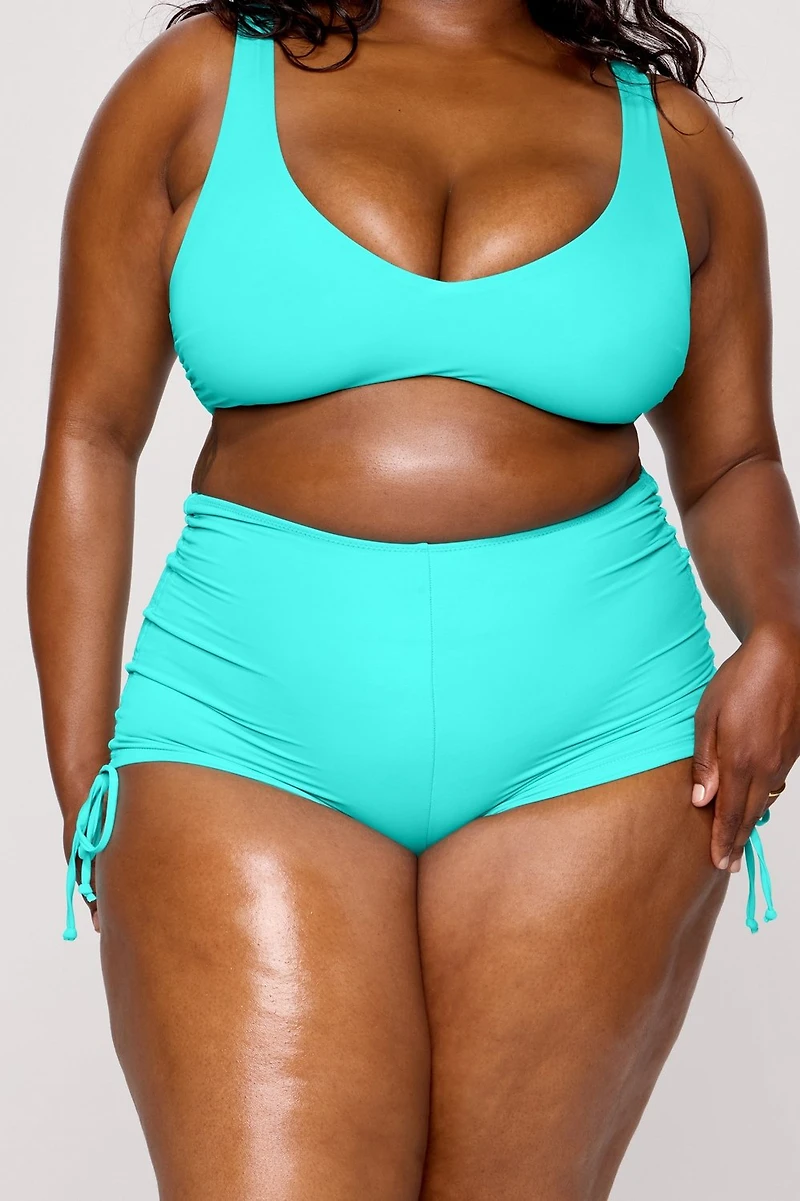 Shaping Swim High Waist Booty Short