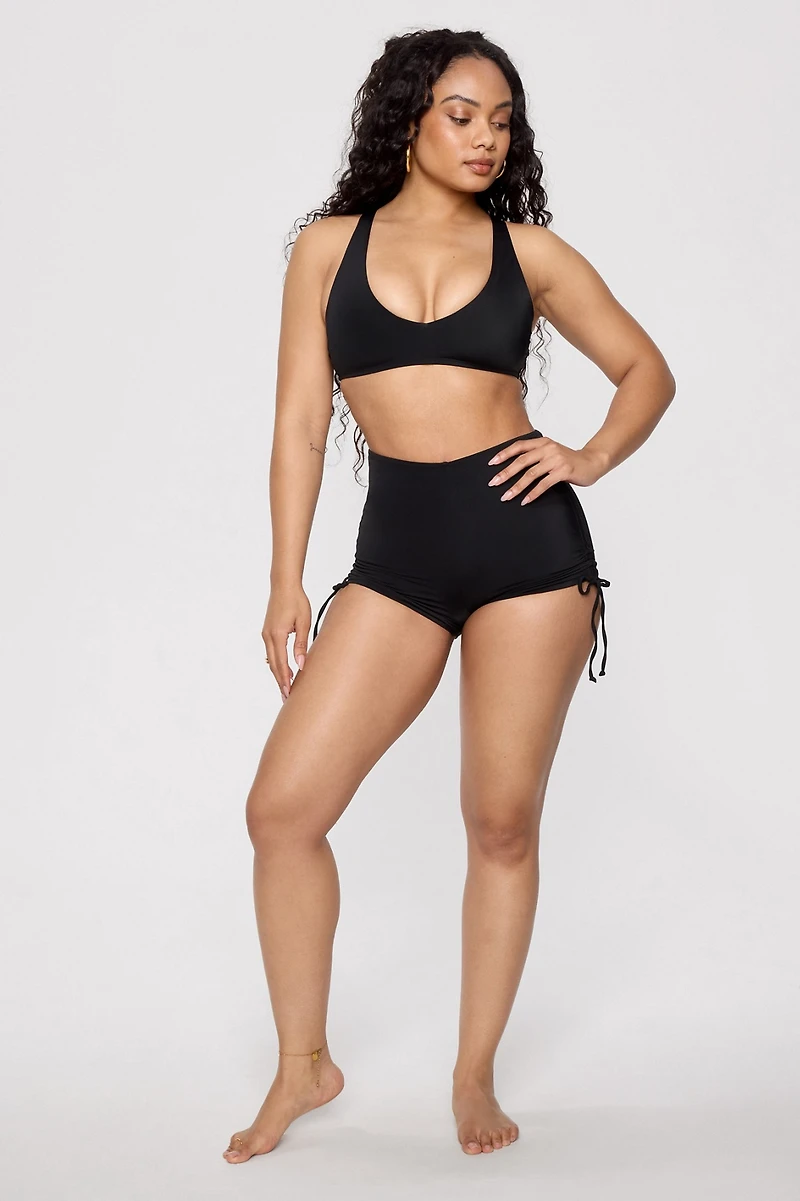 Shaping Swim High Waist Booty Short