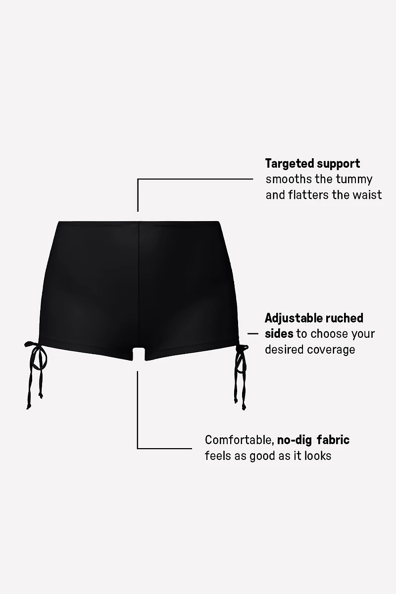 Shaping Swim High Waist Booty Short