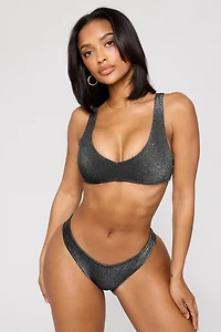 Shaping Swim Luxe Plunge Bikini Top