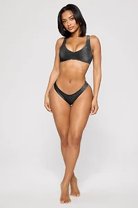 Shaping Swim Luxe Plunge Bikini Top