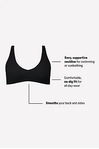 Shaping Swim Luxe Plunge Bikini Top