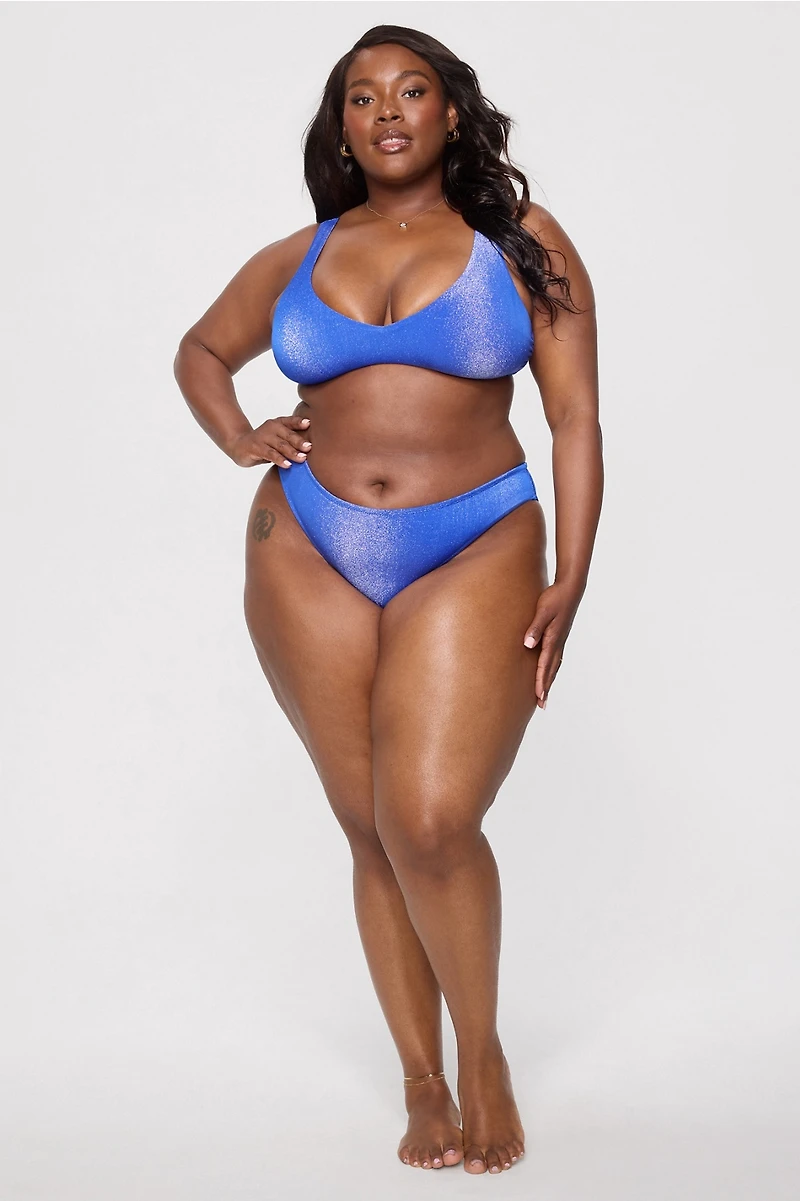 Shaping Swim Luxe Plunge Bikini Top