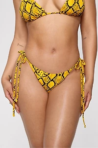 Swim Side Tie Thong Bikini