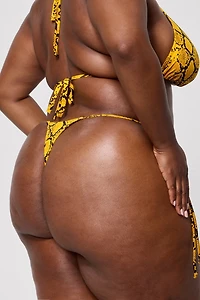 Swim Side Tie Thong Bikini