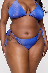 Swim Luxe Side Tie Thong Bikini