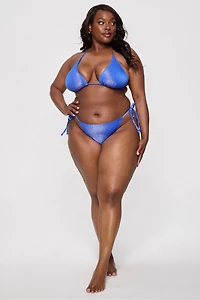 Swim Luxe Side Tie Thong Bikini