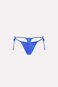 Swim Luxe Side Tie Thong Bikini