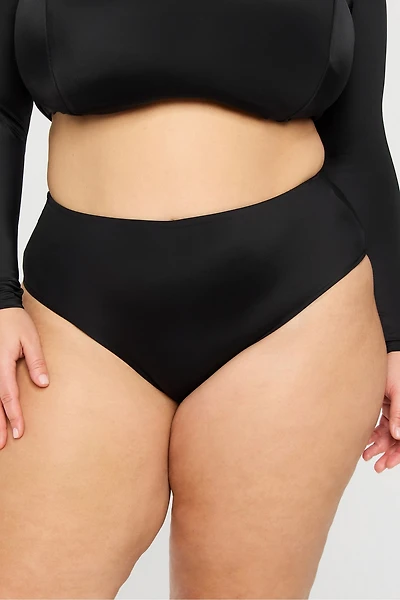 High-Waisted Swim Bottom