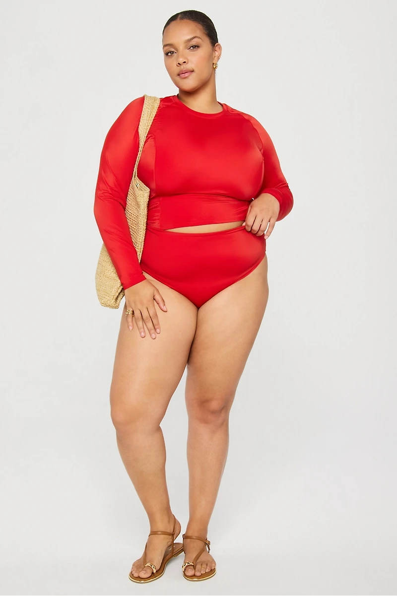 High-Waisted Swim Bottom