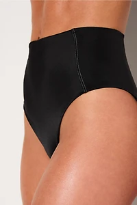 High-Waisted Panel Swim Bottom