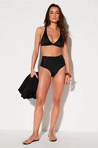 High-Waisted Panel Swim Bottom