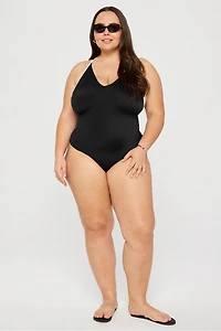 Cross Back One-Piece Swimsuit