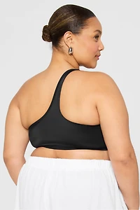 One-Shoulder Swim Top