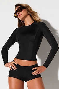Long Sleeve Rashguard Swim Top