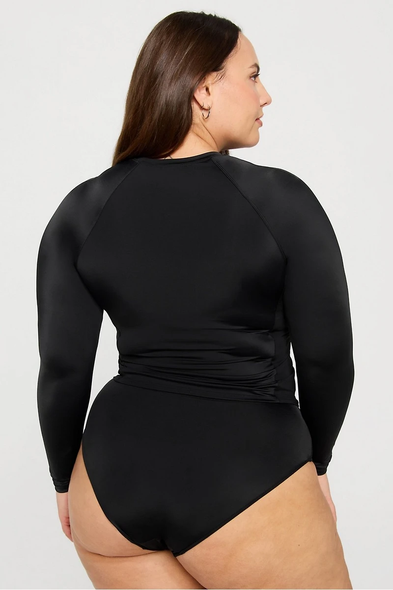 Long Sleeve Rashguard Swim Top