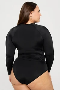 Long Sleeve Rashguard Swim Top