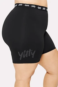 Major Label Shaping High Waist Logo Short